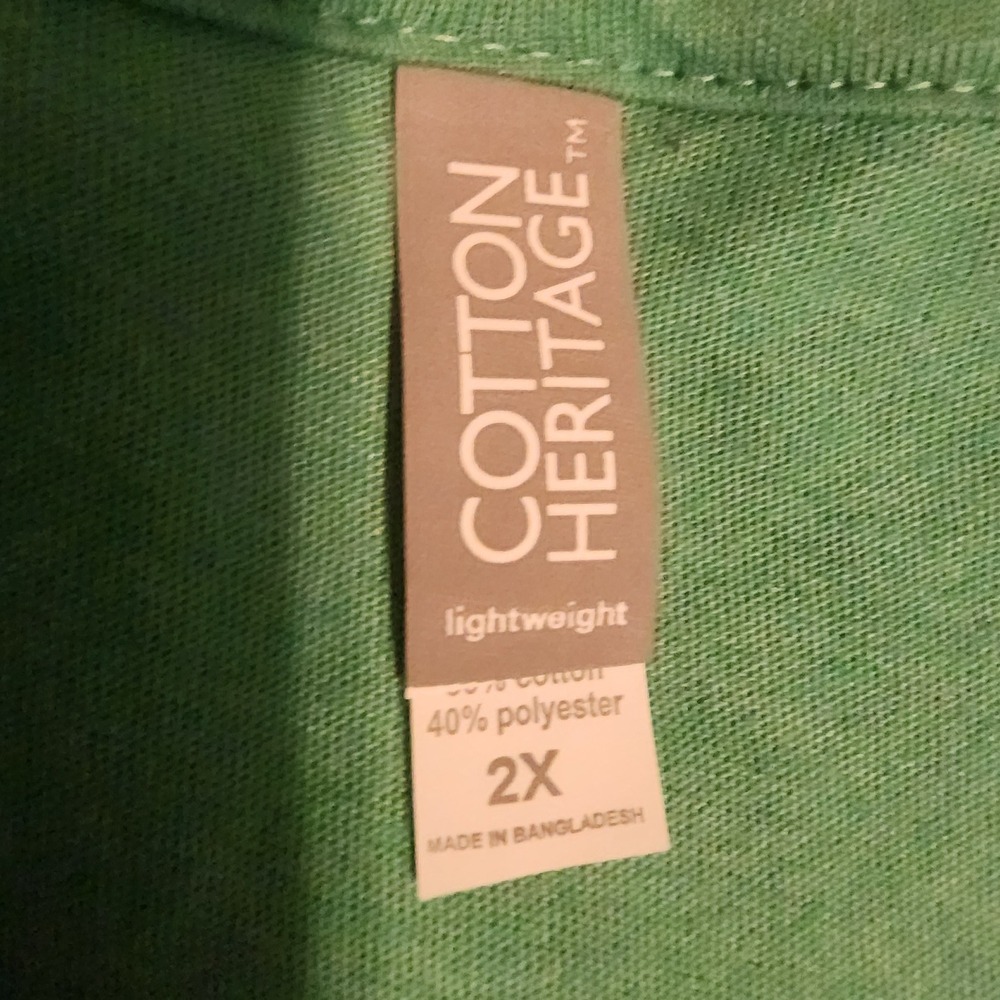 Cotton Heritage Graphic T Shirt Green Small Dick Energy My Ex Hates My‎ Guts 2X - Picture 4 of 4